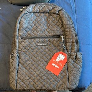 Vera Bradley Quilted Backpack in Rich Brown